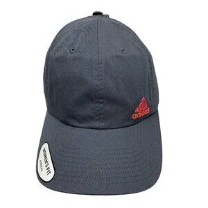 Adidas Baseball Cap Hat Womens Grey Climalite‎ Cotton Adjustable Fit Sustainable